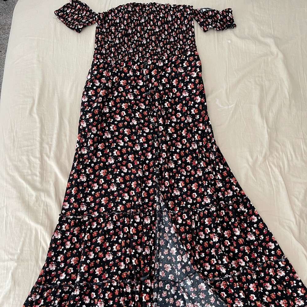 Floral Bodice Maxi dress